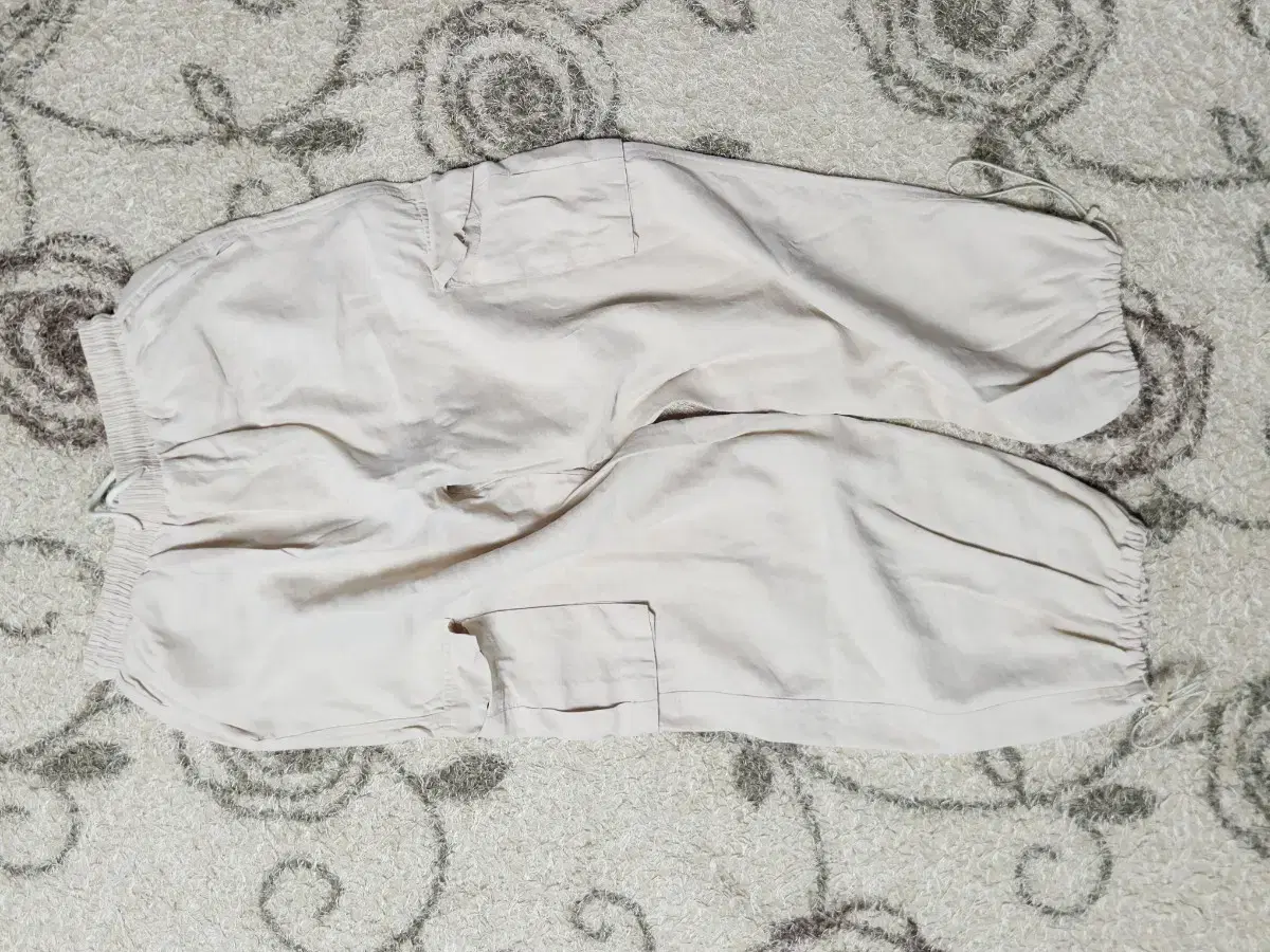Lafudgestore Linen Cargo Jogger Pants size M