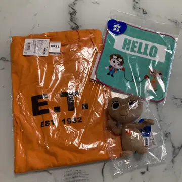 ET 유니버셜 티셔츠 타월 손수건 할로윈 컬러 USJ 좋아