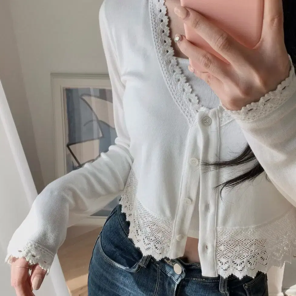 【PALEJADE】Fitted Rayon Knit Cardi Fitted Rayon Knit Cardi - 페일제이드