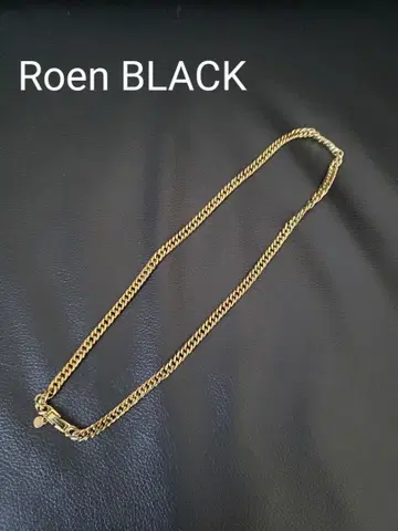 Roen BLACK 키헤이 체인 목걸이 골드
