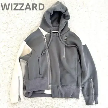 WIZZARD 위자드 절개 지퍼 집업 후드티 라이더 후드 지퍼
