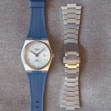 티쏘 PRX 40mm 아이스 블루 보증/상자/교환 벨트