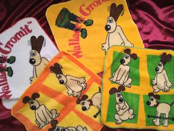 Wallace & Gromit 타월 손수건 8종 세트