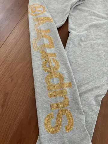 superdry 극한 건조 골드 스터드 스패츠 레깅스 그레이 S