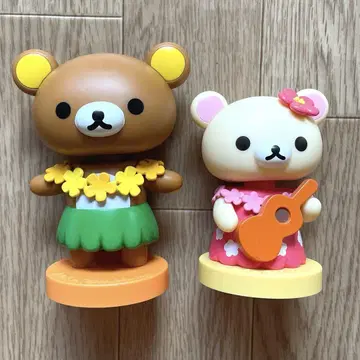 리락쿠마 코리락쿠마 알로하 목걸이 피규어 레어 레트로 산엑스