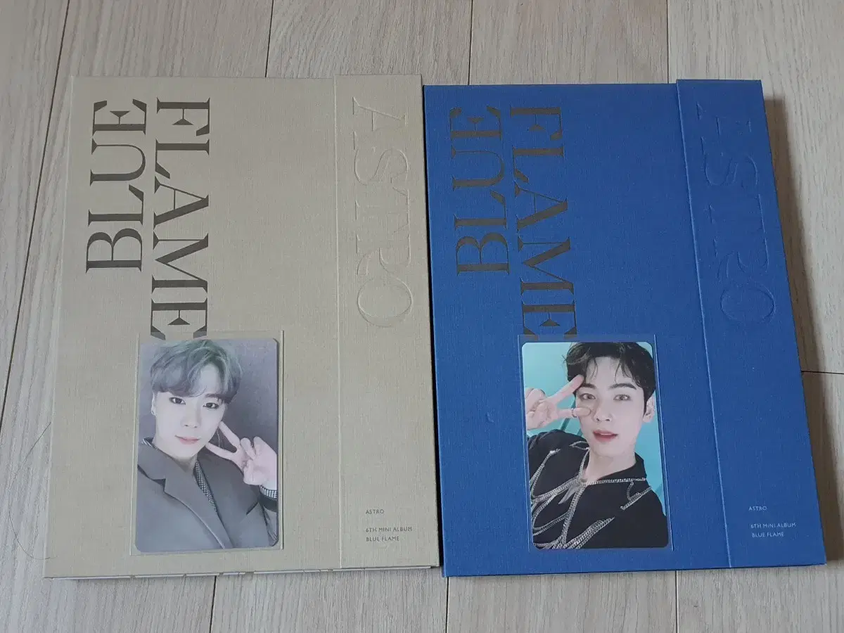 아스트로 블루플레임 앨범 문빈 차은우 포카 일괄