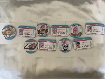 빤쮸토끼 엔터테인먼트 복권 캔뱃지 컴플리트 세트