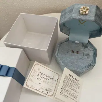 베리테 K10 자수정 귀걸이 쥬얼리 박스 세트