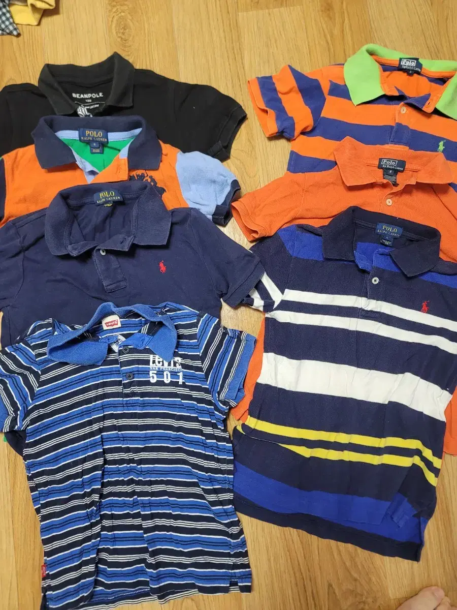 Kids Polo Ralph Lauren short-sleeved shirt 120 in bulk