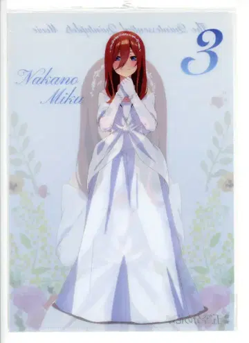 무빅 나카노 미쿠 [웨딩 드레스 ver.] 클리어 파일