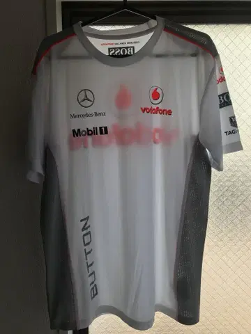 F1 맥라렌 메르세데스 젠슨 버튼 메쉬 셔츠 [미사용]