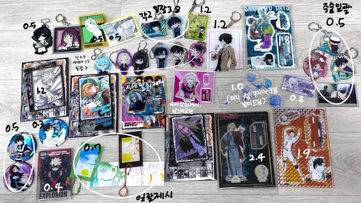 (Quick sale) SakaDey Hunter x Hunter My Hero Academia Bungo Stray Dogs Jujutsu Kaisen Haikyuu Chainsaw Man