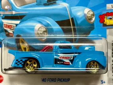 핫휠 1940 포드 픽업 라이트 블루 숏 카드