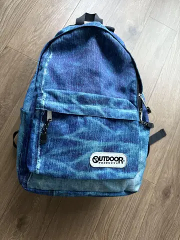 OUTDOOR PRODUCTS 백팩 데님 패턴
