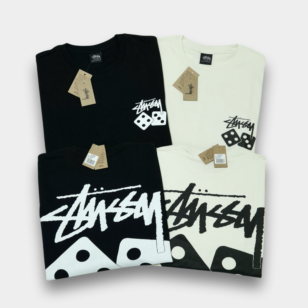[정품 새상품]스투시 stussy 다이스 반팔 남녀공용