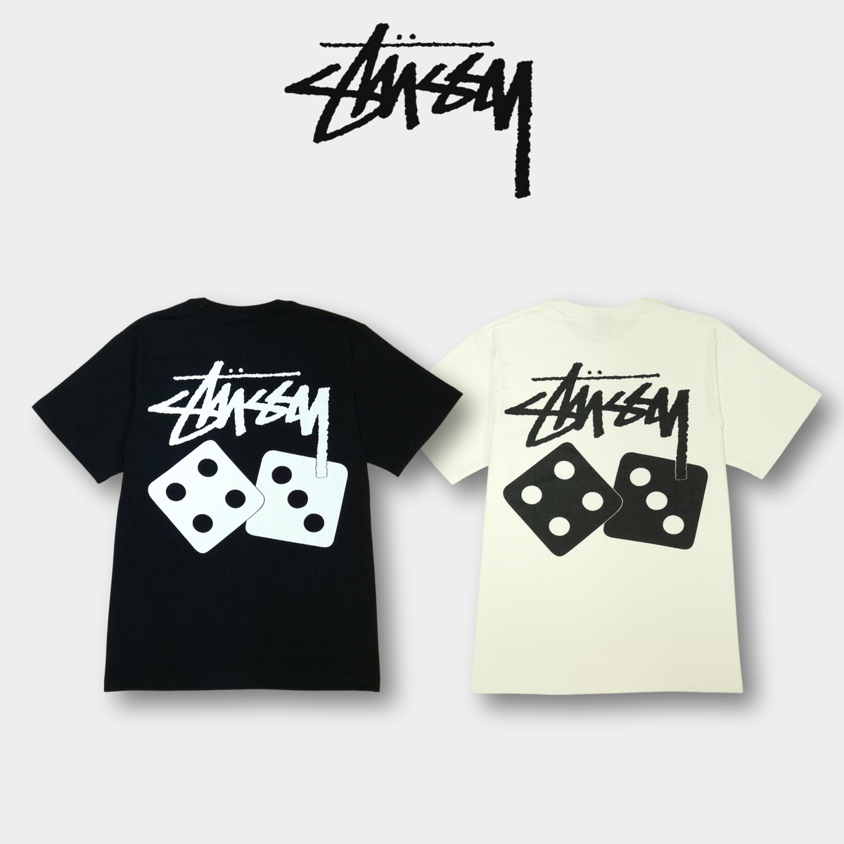 [정품 새상품]스투시 stussy 다이스 반팔 남녀공용
