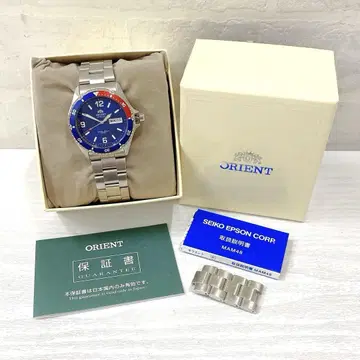 ORIENT 오리엔트 손목시계 AA02-C5-B 다이버 네이비 레드