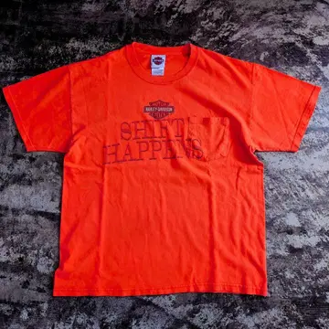 HARLEYDAVIDSON 프린트 티셔츠 L USA제 4143