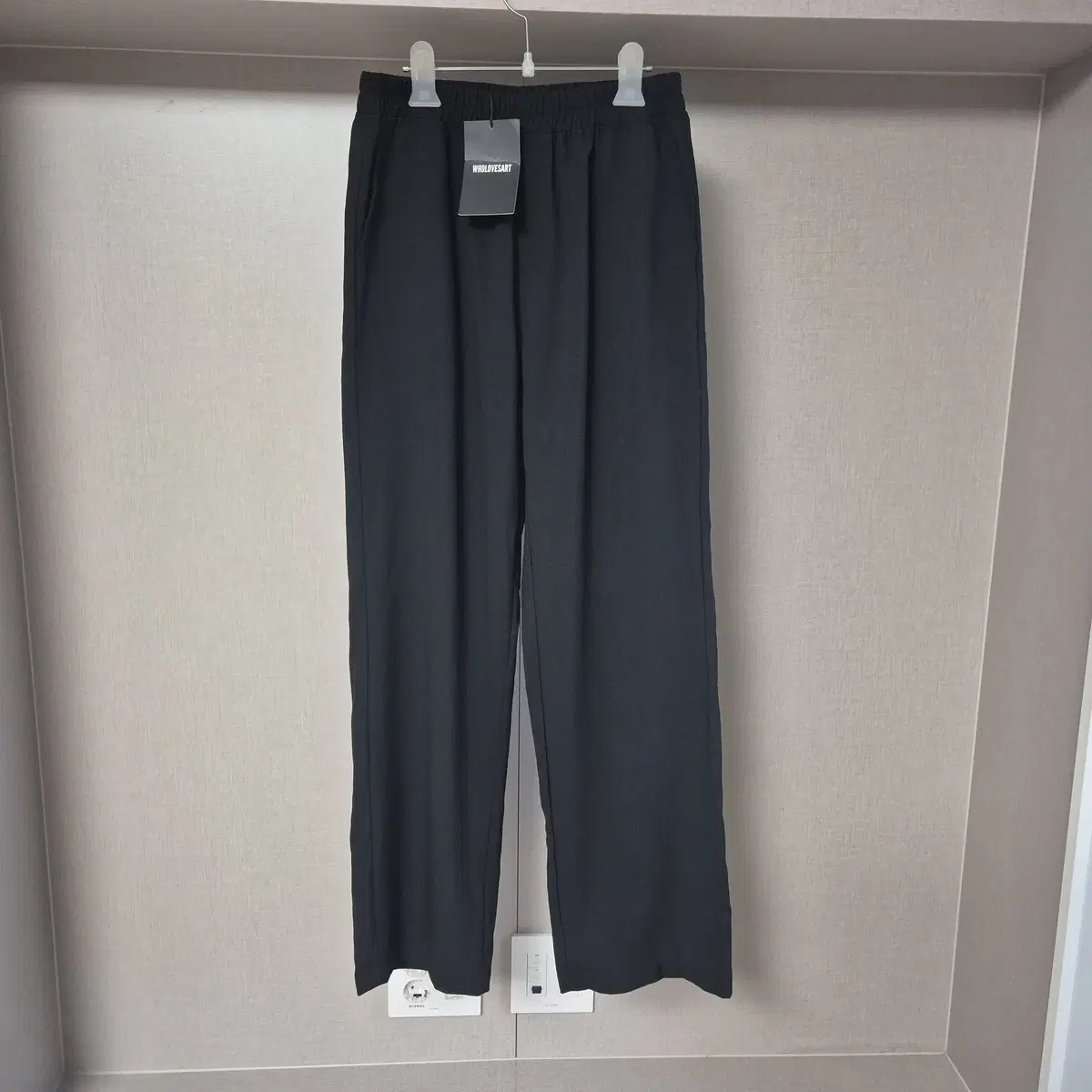 XL) Wholovesart Wide Banding Pants