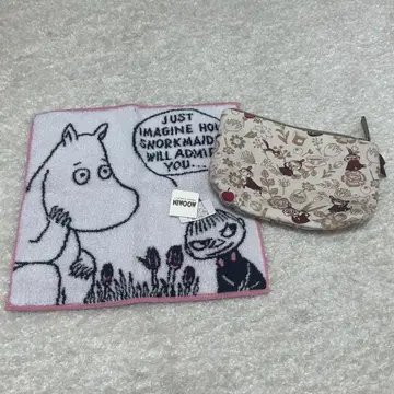 무민 타월과 파우치 세트