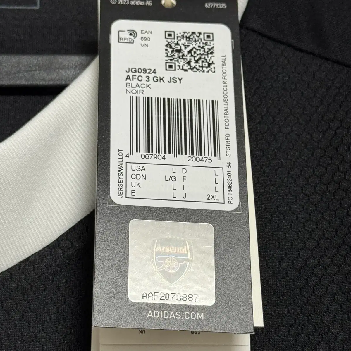 ADIDAS 아디다스 [L] Adidas Arsenal 24/25 Third Goalkeeper Jersey