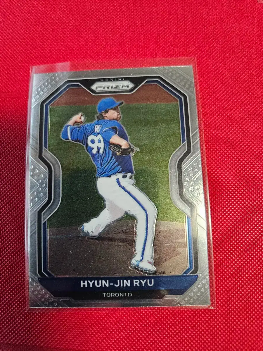 류현진 2021 Panini Prizm base 카드