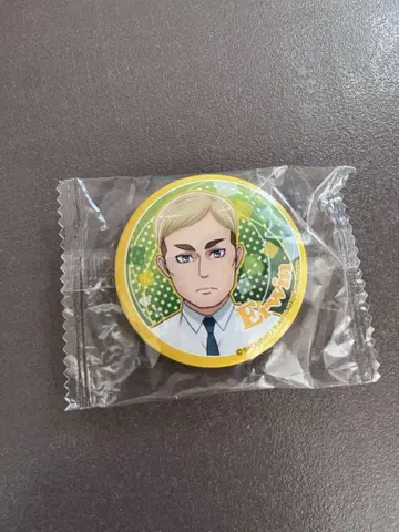 진격! 거인 중학교 캔뱃지 엘빈 진격의 거인 가챠가챠
