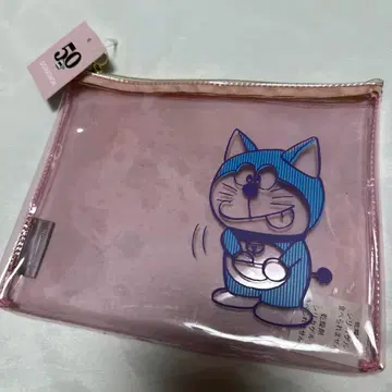 단종 50th 도라에몽 영화 클리어 플랫 파우치 [왕냥]