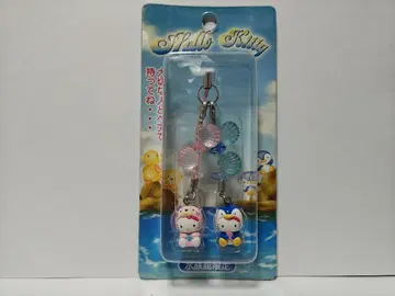 지역 키티 Hello Kitty 페어 스트랩 수족관 한정 미개봉품