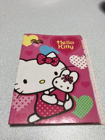 헬로키티 메모장 레트로 메모장 헬로키티 메모장 레어