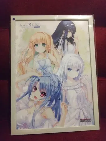 Summer Pockets A3 액자 복권 보라색 상 C105