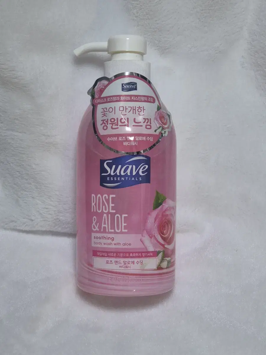 [새상품] 수아브 로즈 앤 알로에 바디워시 500ml