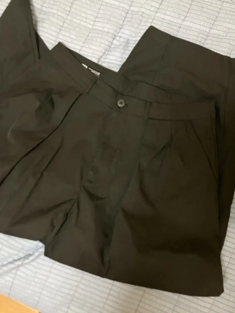 (44) 자라 벌룬 와이드 팬츠 블랙