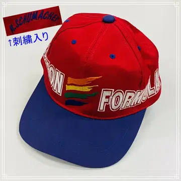 M 슈마허 F1 베네통 캡 자수 사인 포함