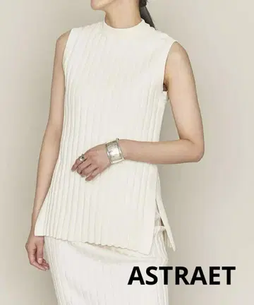 ASTRAET (아스트라트) 슬리브리스 니트