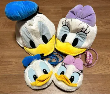 도쿄 디즈니랜드 디즈니 도날드 디지 팬 캡 패스 케이스 4종 세트