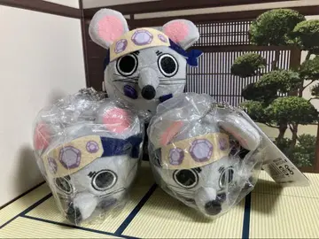 귀멸의 칼날 모치코로린 근육질 쥐 봉제 인형 마스코트