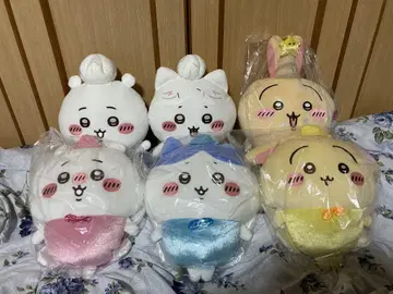 치이카와 BIG 봉제 인형 6종 세트 생일 요정 하치와레 토끼 모음