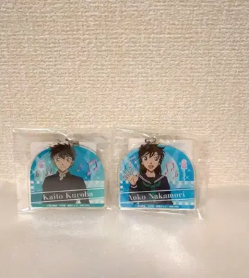 명탐정 코난 아크릴 키링 쿠로바 카이토 나카모리 아오코 세트