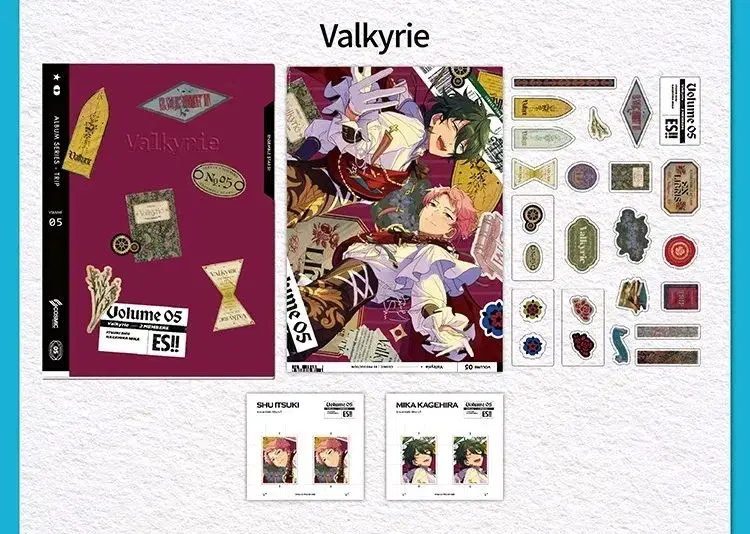 Ensemble Stars Chinese Ensemble Stars Valkyrie Shu Mika Trip file folder acrylic block wts