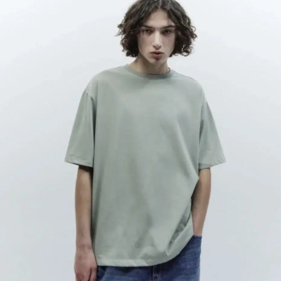 LMOOD | 엘무드 Lmood Luna Garment Dyeing Half T-Shirt Beige