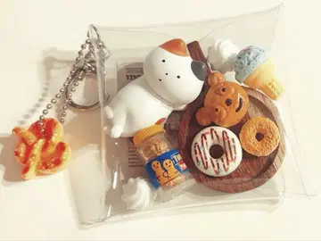 가챠 파우치 리멘트 삼색 고양이 빵 피넛
