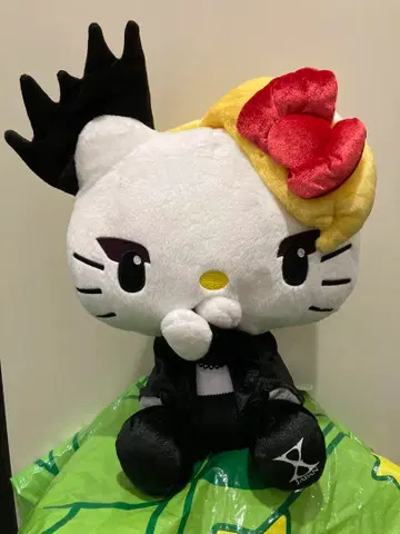 키티 요시키티 봉제 인형 빅 사이즈 yoshikitty XJAPAN
