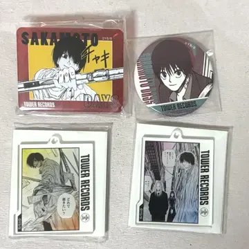 사카모토 데이즈 SAKAMOTO DAYS 타워 레코드 카페 캔뱃지 나구모