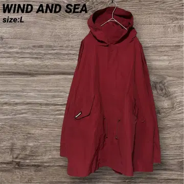 WIND AND SEA 윈드앤씨 레드 마운틴 후드티
