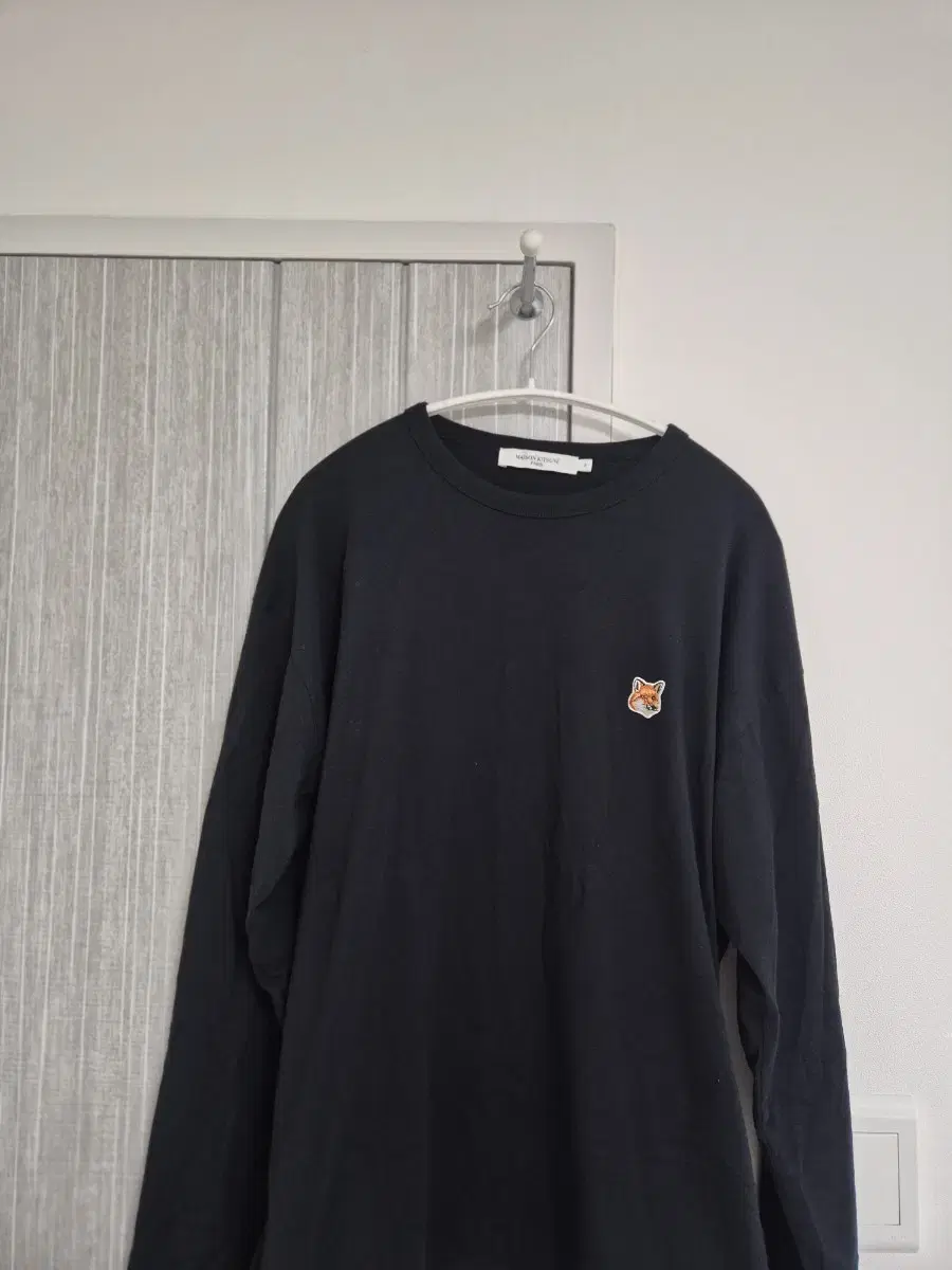 Maison Black Long Sleeve T-Shirt, Like New