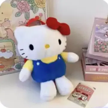 헬로키티 봉제 인형 백팩