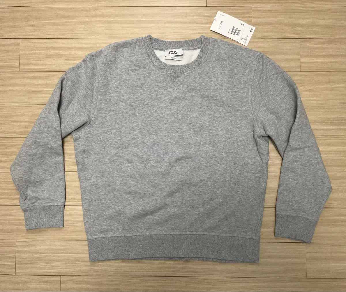 [S] Cos Relaxed Fit Sweatshirt Gray