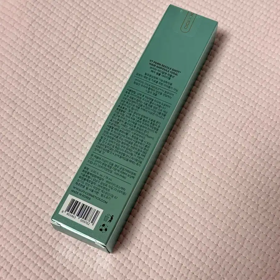 New Product] VT PDRN Reedle Shot Hair Ampoule 100dL 15ml  #브이티,#브이티코스메틱,#헤어앰플,#리들샷100 on Bunjang Global Site.