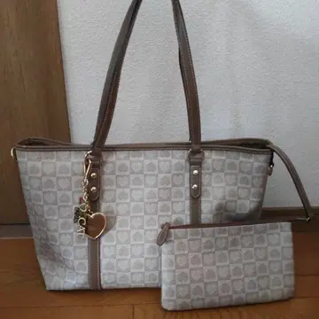 LOVCAT 러브캣 숄더백 토트백 참 파우치 포함